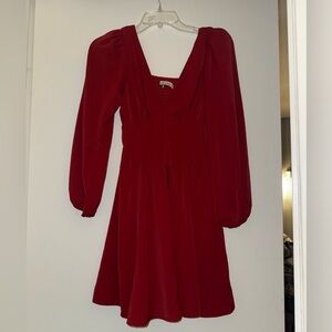 A red XS dress